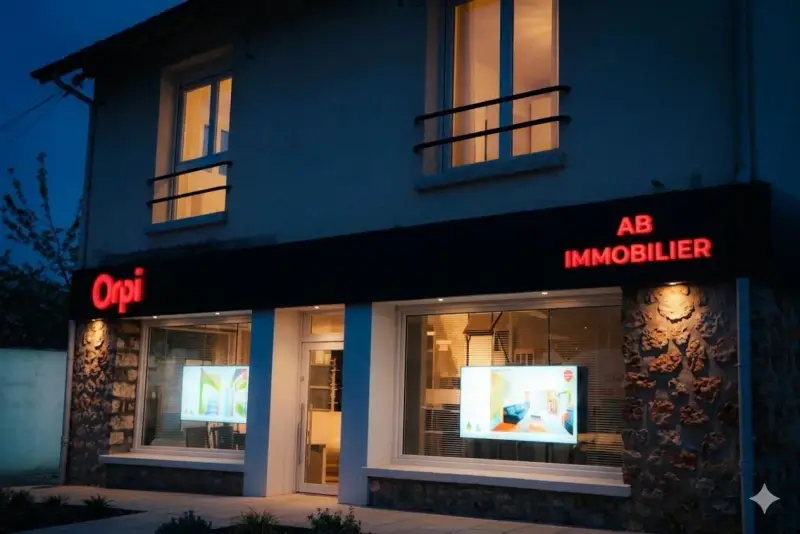 Nouvelle façade pour Orpi Poissy (78)