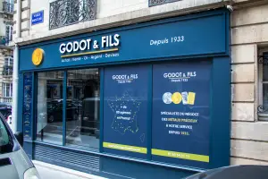 Lettres enseigne Godot Fils