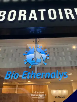 Enseigne suspendue Bio Ethernalys