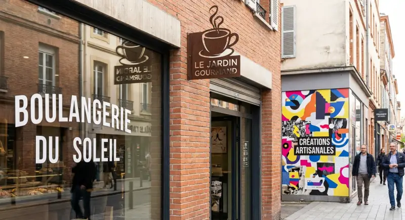 Enseignes adhésives - Signalétique extérieure | Monsieur Sticker