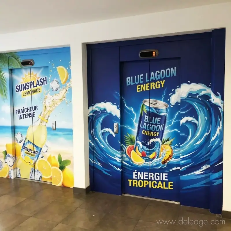 Habillage d'ascenseurs - Décoration & habillage | Monsieur Sticker